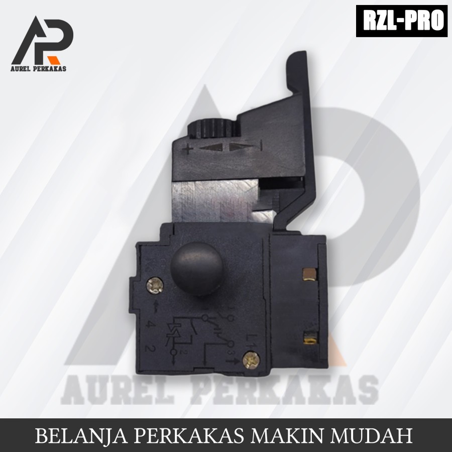 Saklar Switch ON OFF Bor 13mm Bolak Balik Modern NRT Pro