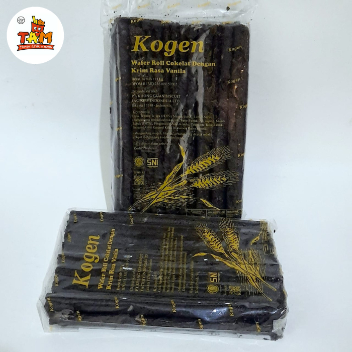 

KOGEN Wafer Roll Krim Rasa Vanila 112 Gram / Khong Guan - Tam Snack