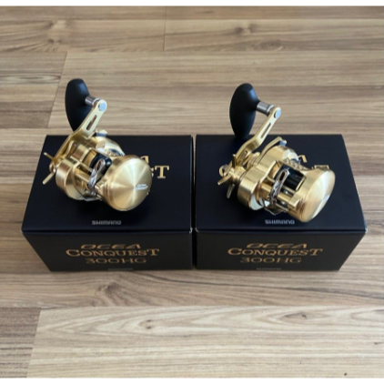Gulungan Senar Rell Reel Shimano Ocea Conquest 2022 301 Over Head BC Reel Pancing - 301PG