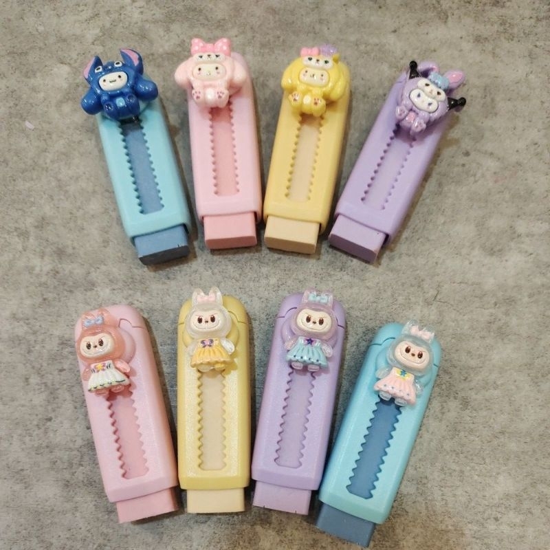 

Sanrio x Labubu series, Penghapus cutter