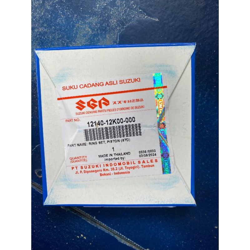 piston jenong eropa ring set GSX 125 / 150 fufi 150