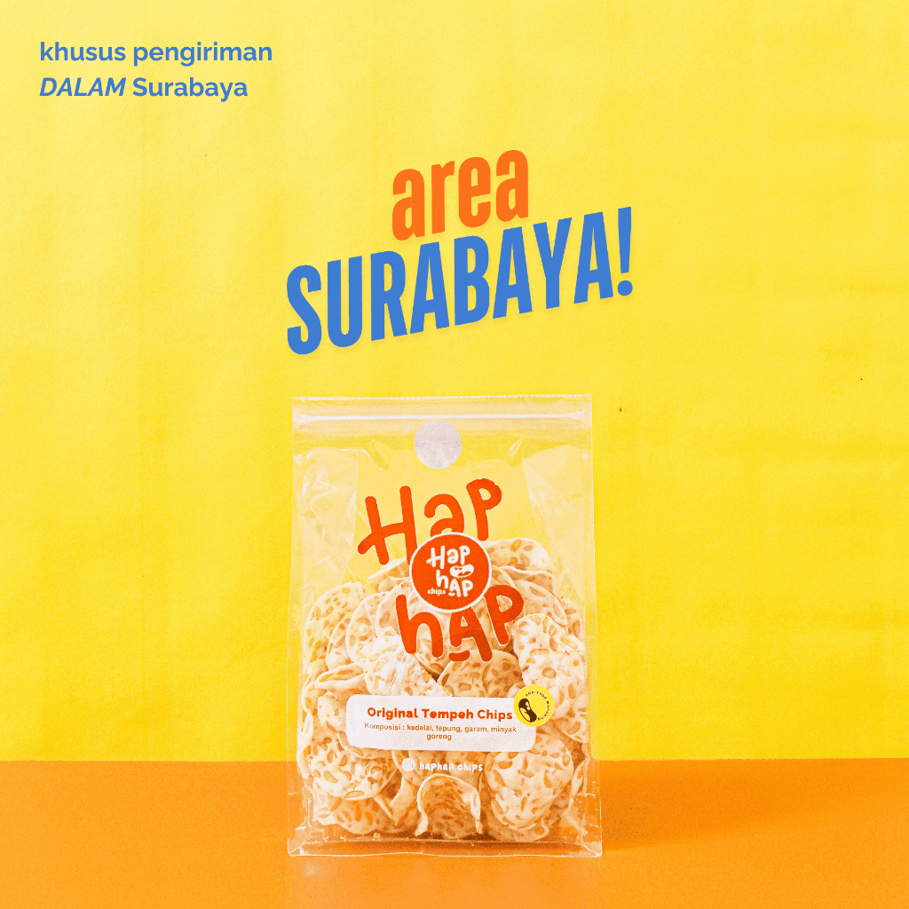 

HAPHAP Keripik Tempe 125gr - Original