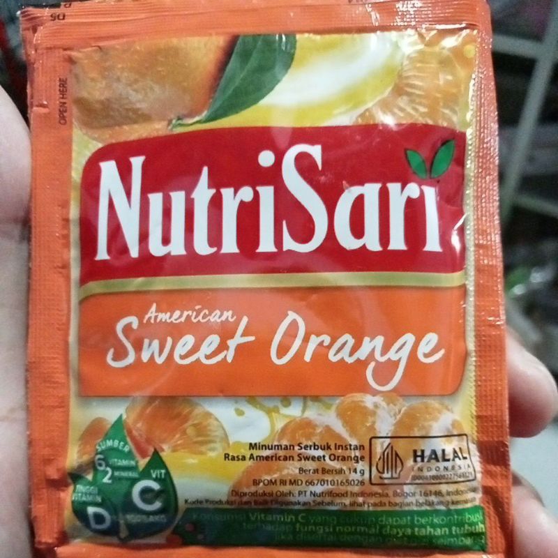 

Nutrisari sweet orange 10pcs