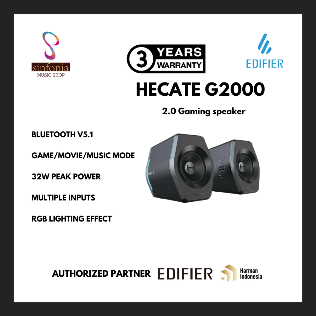 HECATE EDIFIER G2000 2.0 Gaming speaker