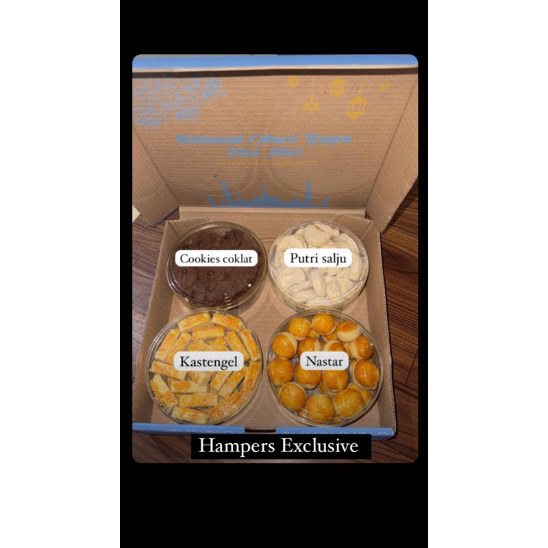 

Hampers Exclusive Kue Putri Salju Nastar Kastengel
