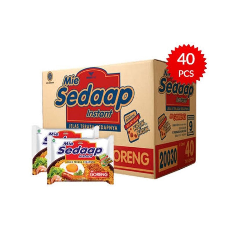 

sedap goreng karton