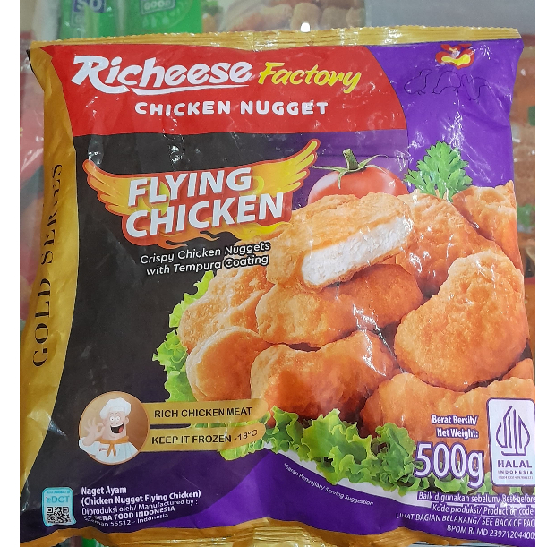 

RICHEESE NUGGET FLYING CHICKEN 500gr