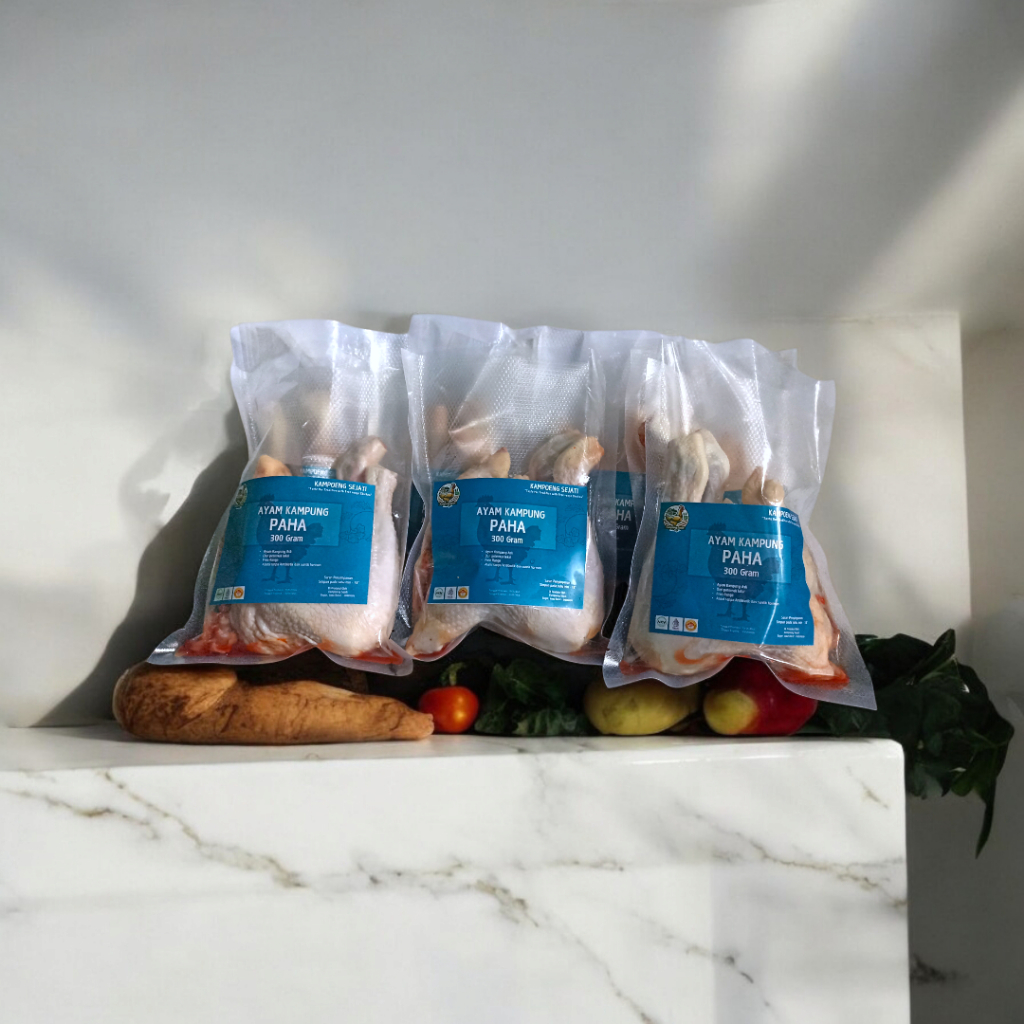 

Paha Ayam Kampung Frozen 300 Gram (isi 2 potong) - Kampoeng Sejati