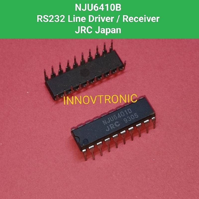 IC NJU6401B NJU 6401 RS232 Line Driver / Receiver DIP 20 Pin Original Japan