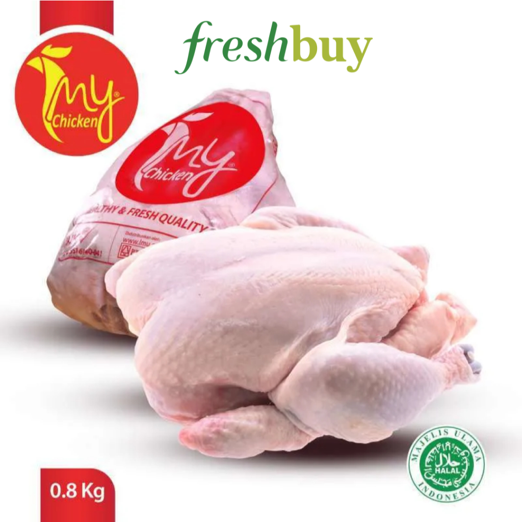 

My Chicken Broiler Ayam Utuh Frozen 1 pcs 0,8 Kg