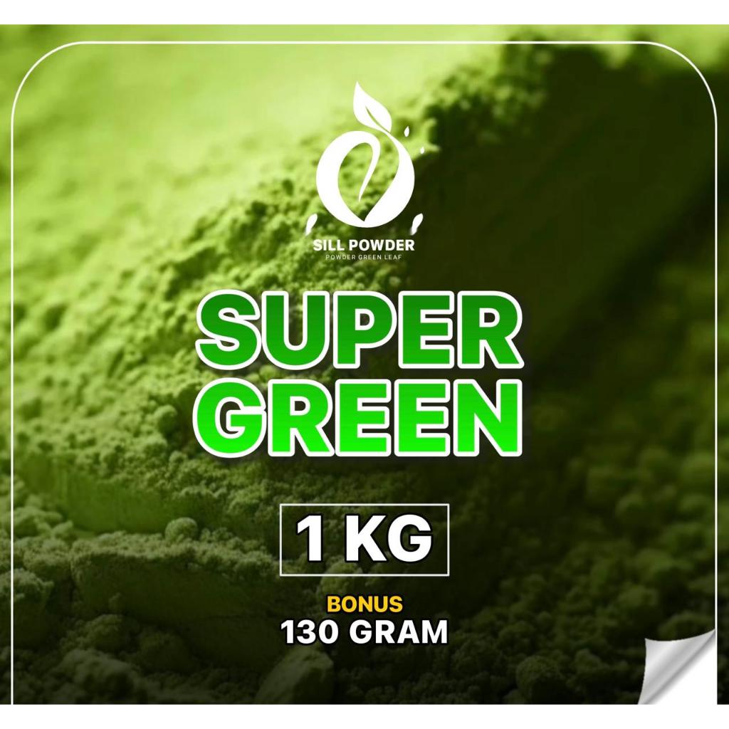 

SILL POWDER Bubuk daun hijau purli asli Kalimantan atau Borne order 1Kg bonus 130g