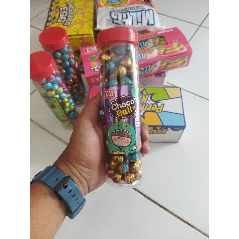 

PERMEN CHOCO BALL RASA COKLAT ISI 100