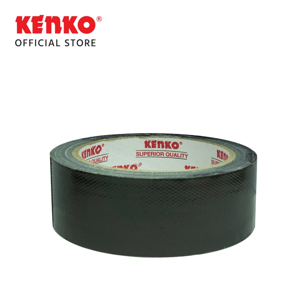 

KENKO CLOTH TAPE / LAKBAN HITAM 36 MM RED CORE SQ - BLACK (BT)