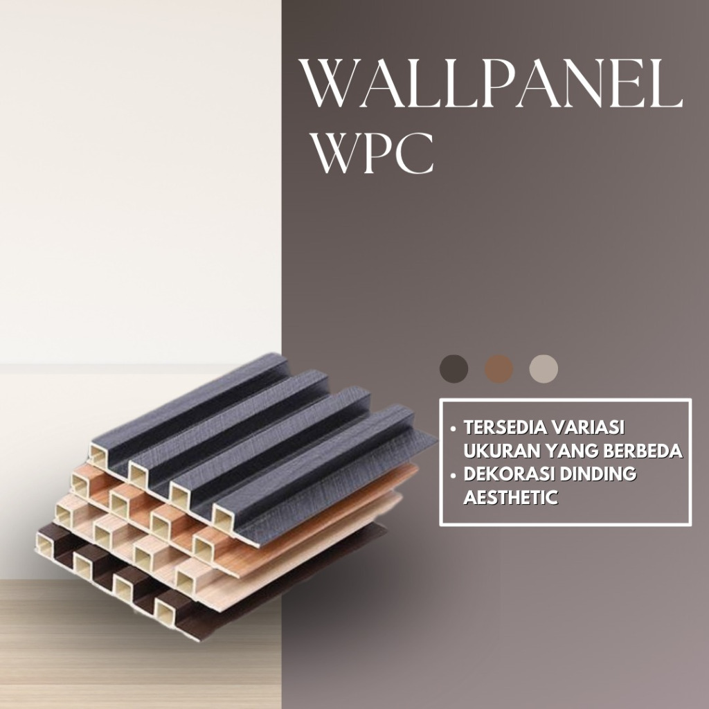 WallPanel WPC Motif Marmer Hiasan Dinding Wall panel - Wood panel