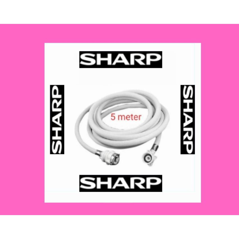 Selang inlet air masuk mesin cuci Sharp otomatis 5 meter