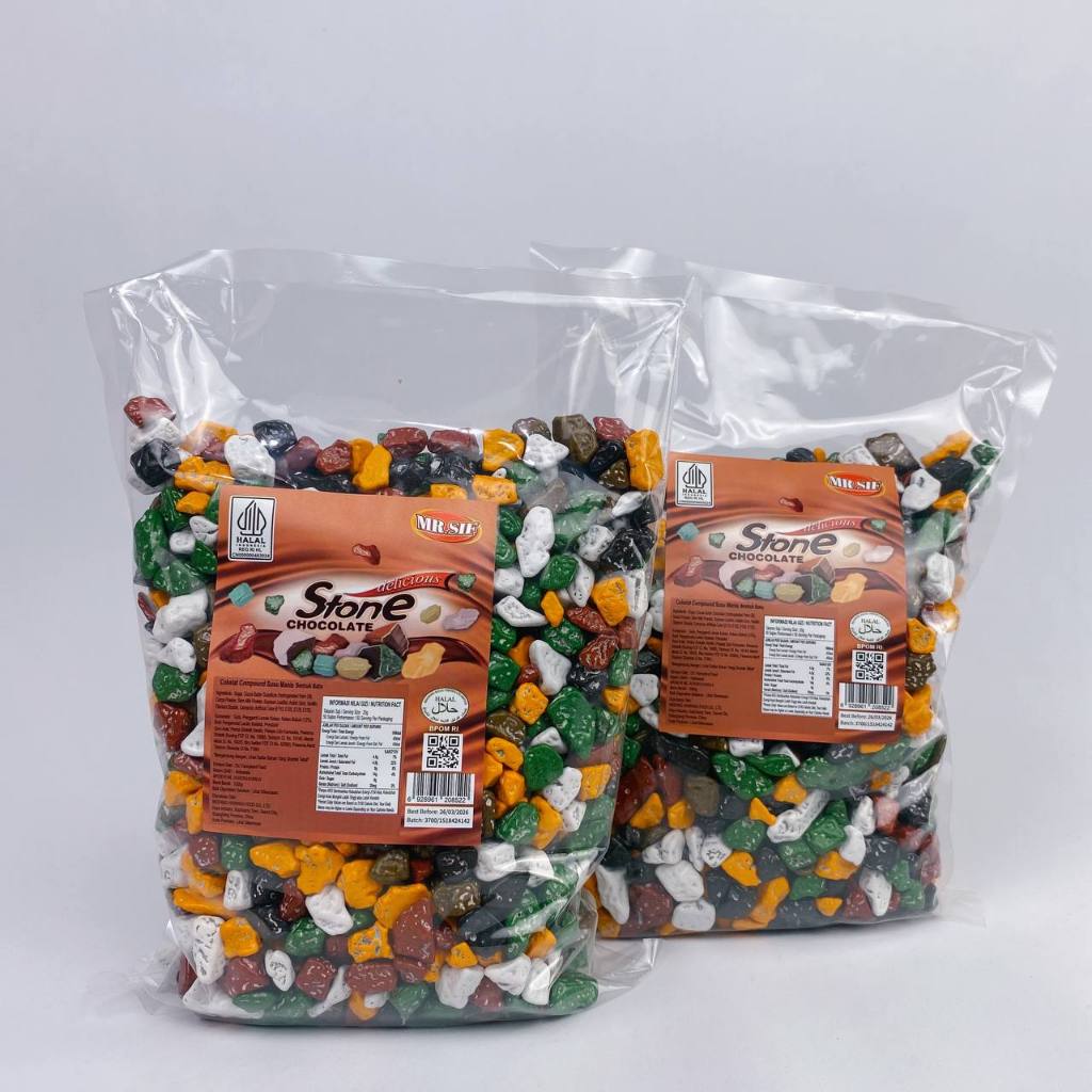 

RB22 Coklat Kerikil Arab Premium Permen Coklat Arab Batu 1 kg Original - Coklat Arab Import