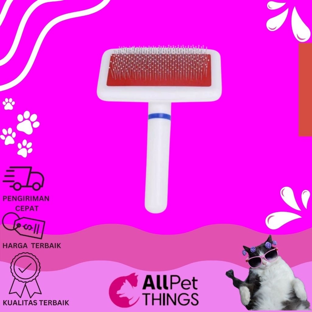 Sisir kucing anjing /sisir hewan /sisir kawat kotak