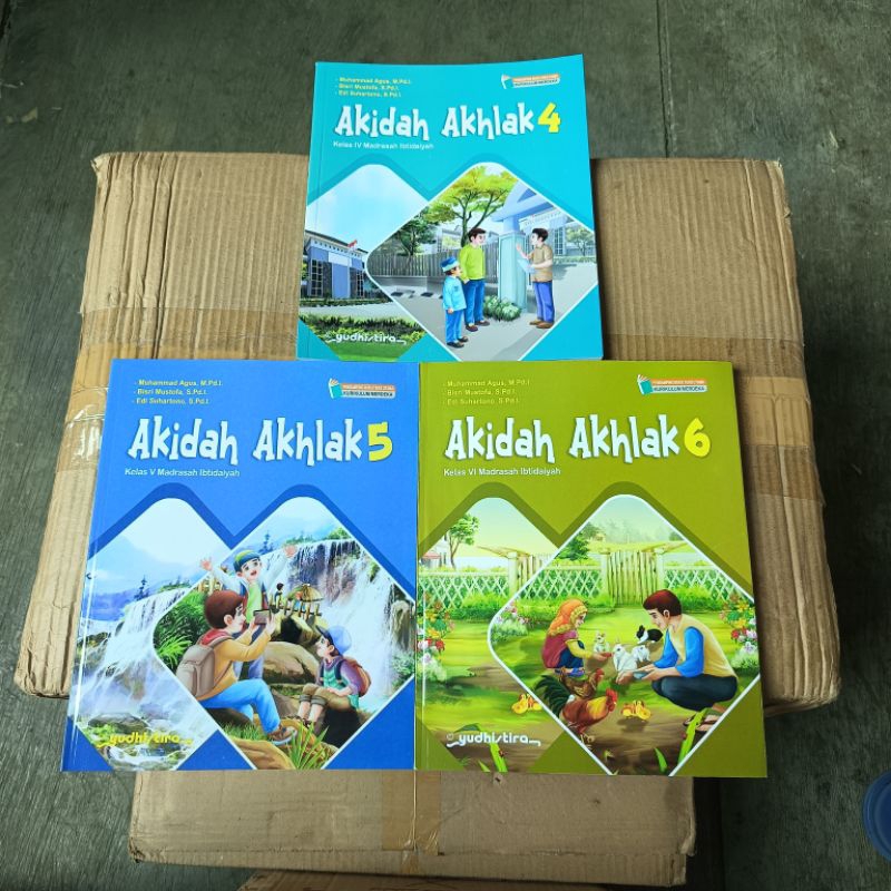 Buku Yudhistira Akidah Akhlak Kelas 1-6 SD terbaru Kurmer