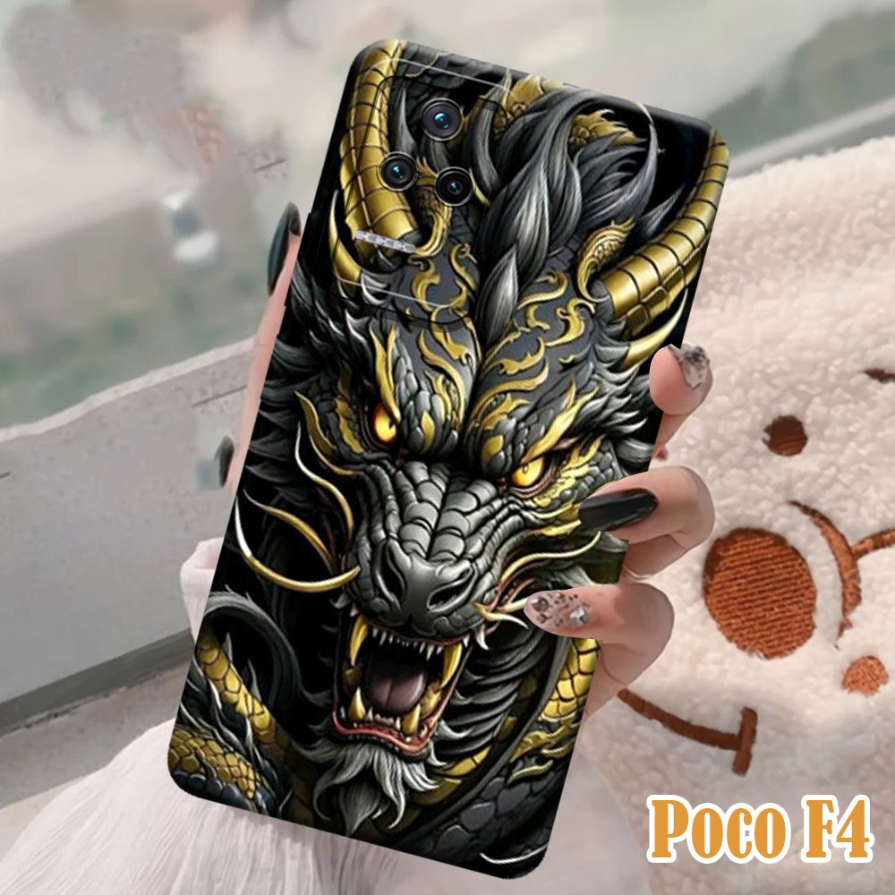 Casing Softcase Macaron Prokamera Pocophone f4 Motif snack Lucu Case Hp Murah Case Hp Terbaru Case H