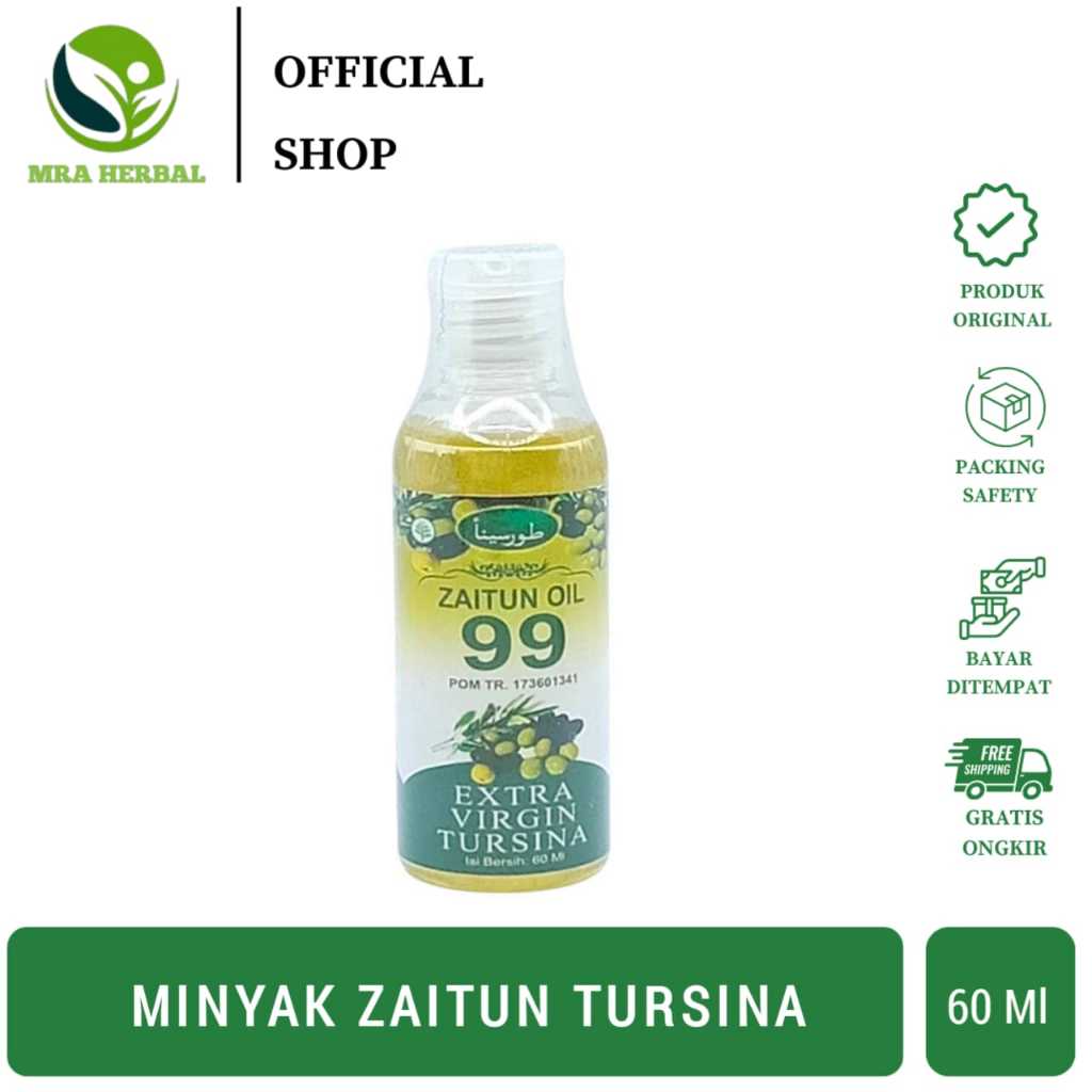 

Minyak Zaitun Tursina 60 Ml | Minyak Zaitun Extra Virgin Olive Oil