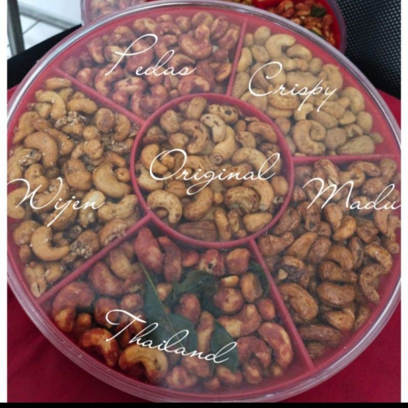 

5 tray kacang mede