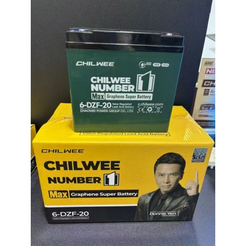 Chilwee Baterry 6-DZF-20 / Baterai Chilwee Number Max Graphene Super Baterai 6-DZF-20
