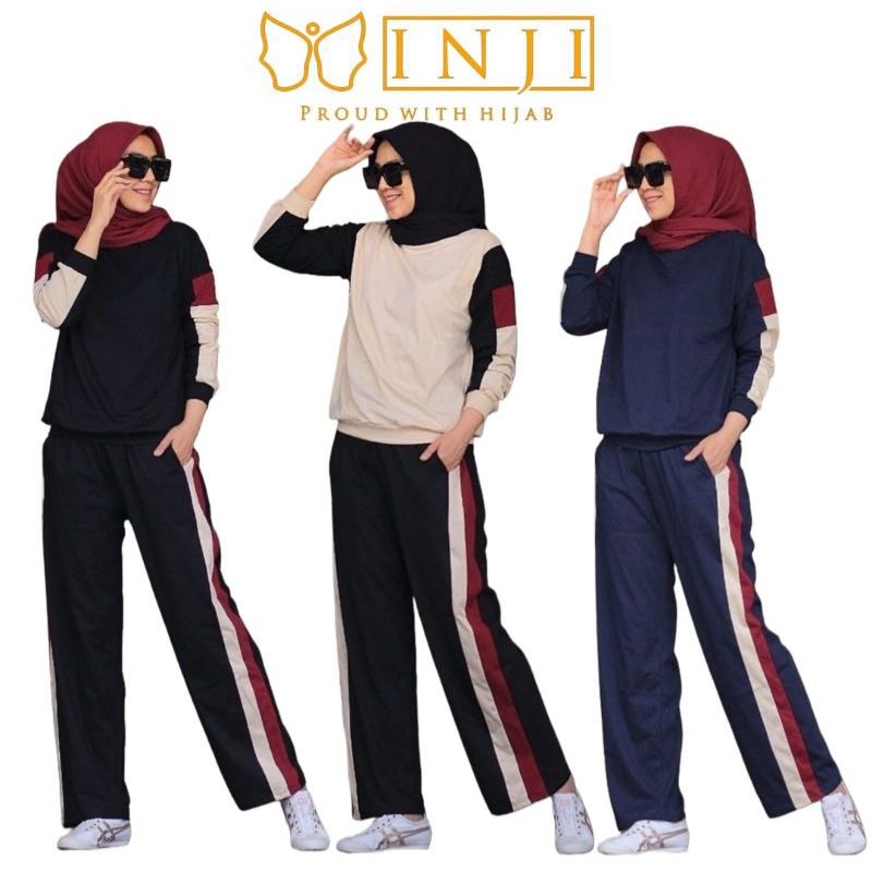 Inji Lula Set Terbaru. Lula Set Inji. Set Olahraga Inji. Lula Set. Inji Terbaru Original