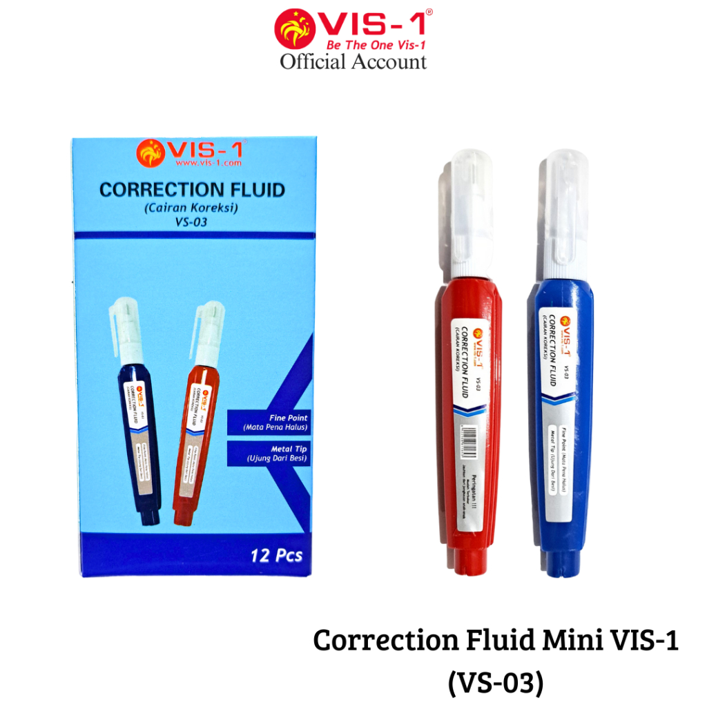 

VIS-1 Tipe X Cair VS-03 / Correction Fluid VS-03