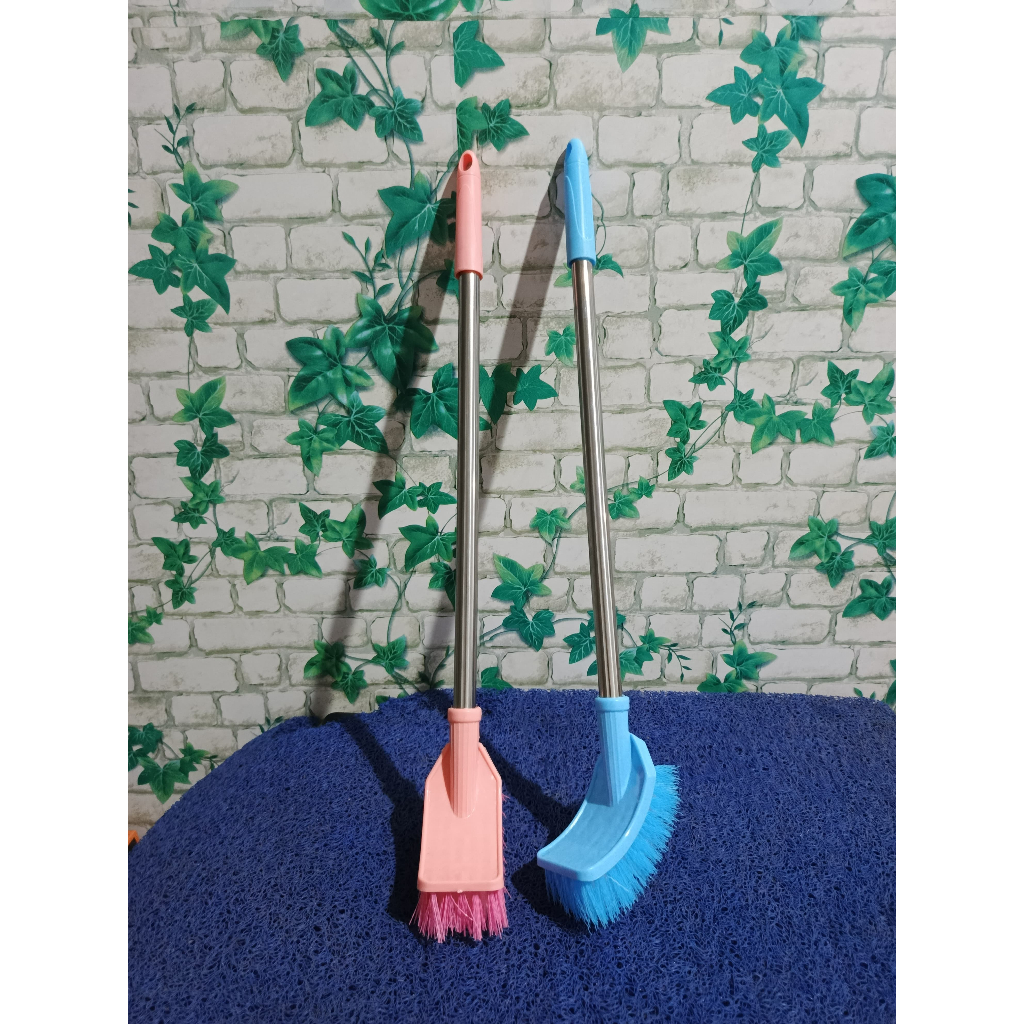 Sikat WC BENGKOK GAGANG STAINLESS 2214 / Sikat toilet /  Sikat wc toilet / Sikat wc gagang panjang /