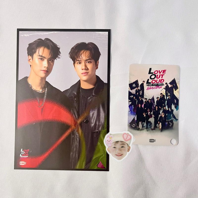 OhmNanon LOL Concert VIP Benefit Postcard & Ticket Photocard