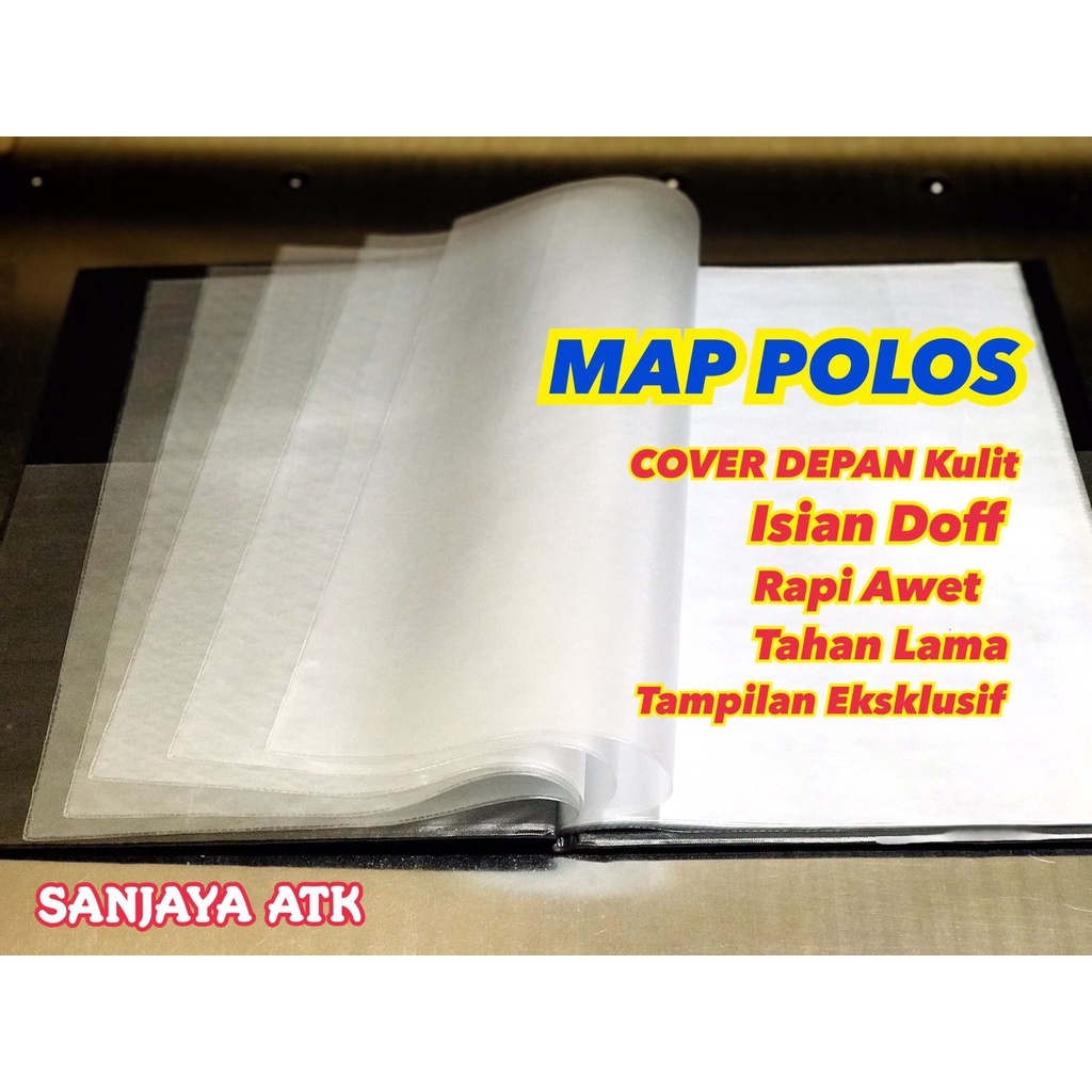 

Plastik untuk dalaman Map rapot Ukuran A4