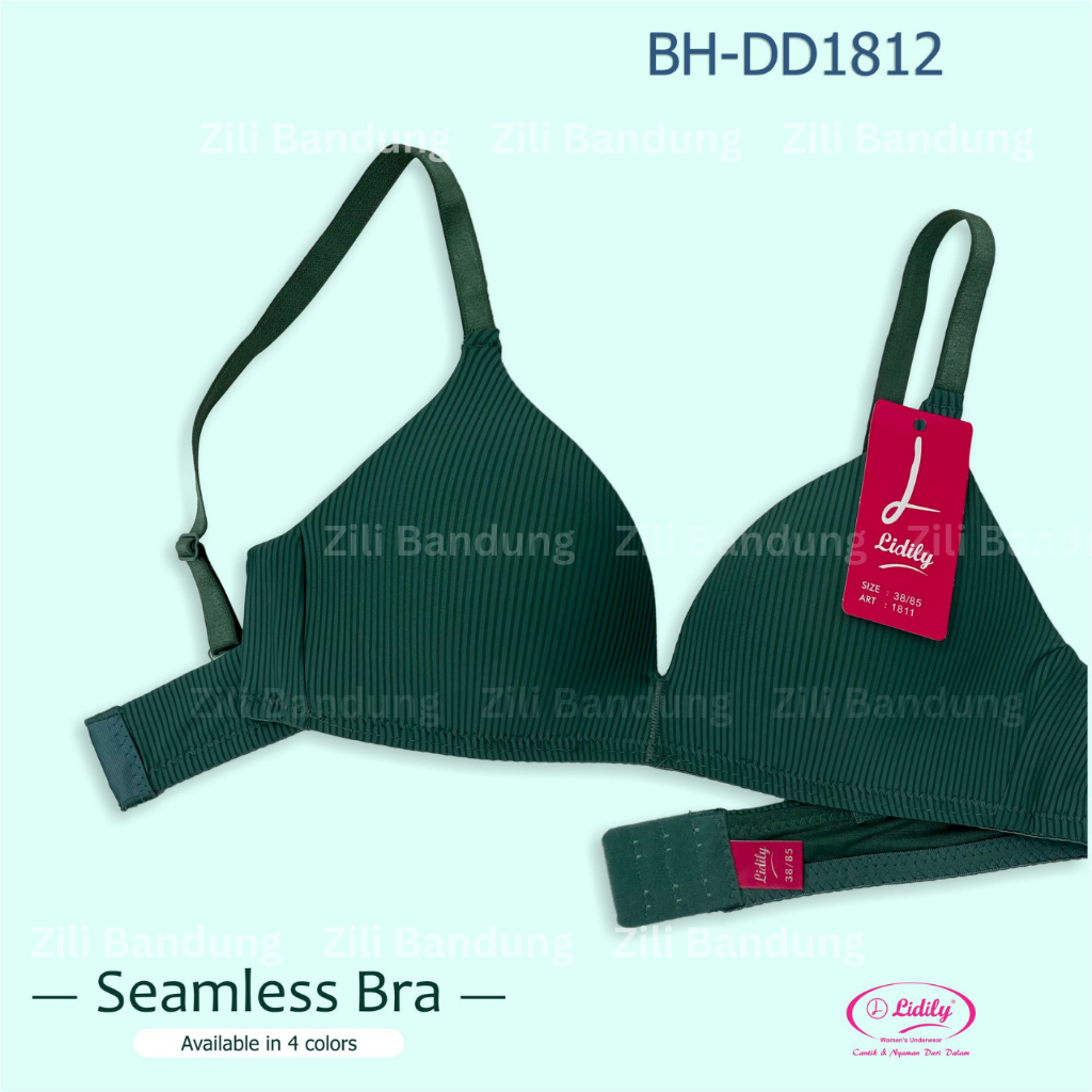 LIDILY Bra BH Seamless Busa Tanpa Kawat Size 34 - 38