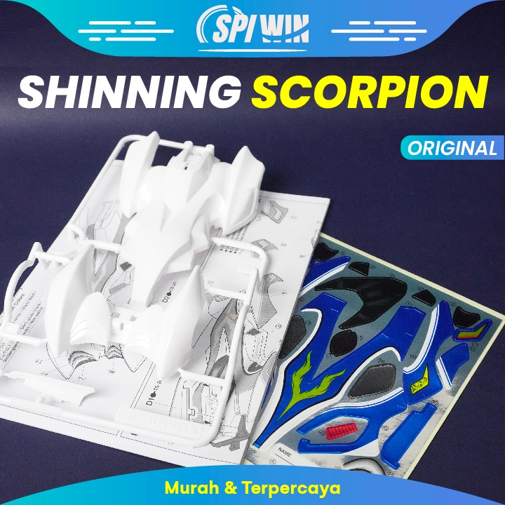 Body Tamiya Original Shinning Scorpion Super 2 Chassis