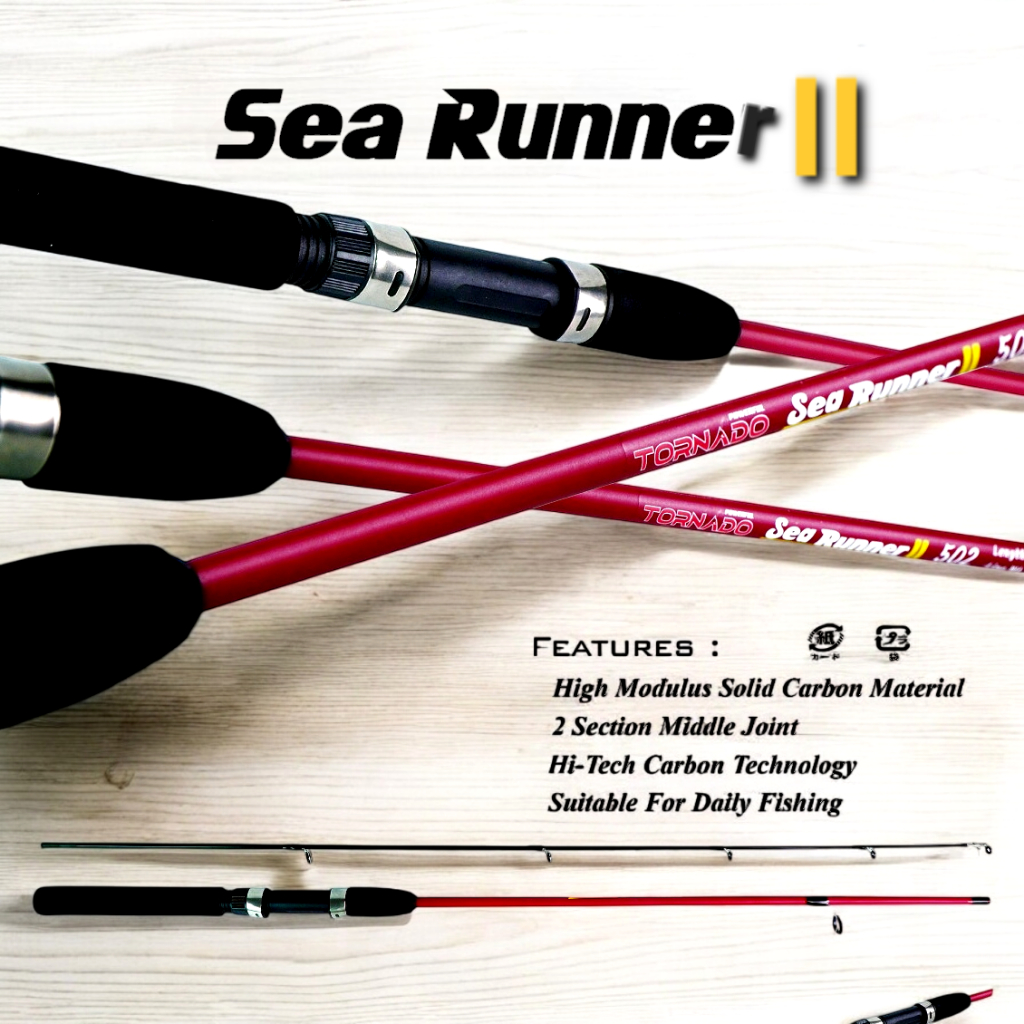 joran tornado SEA RUNNER 135 cm solid carbon