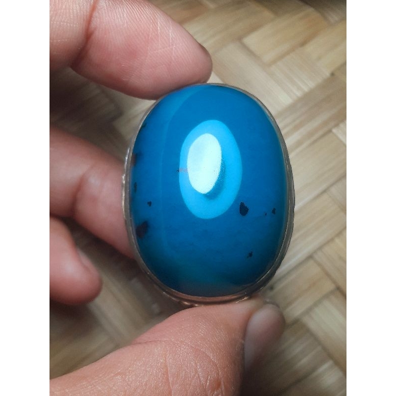 Batu Bacan Doko Majiko Ring Perak HandMade 555
