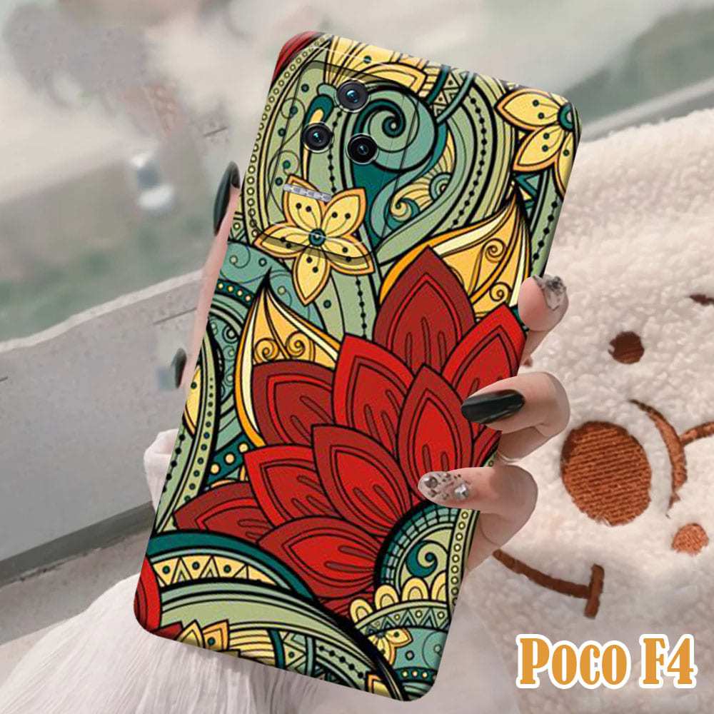 Casing Softcase Macaron Prokamera Pocophone f4 Motif snack Lucu Case Hp Murah Case Hp Terbaru Case H