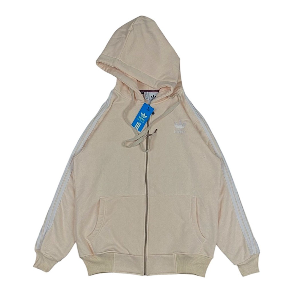HOODIE JAKET SWEATER FULL ZIPPER ADIDAS BAHAN TEBAL PREMIUM MUSIM DINGIN