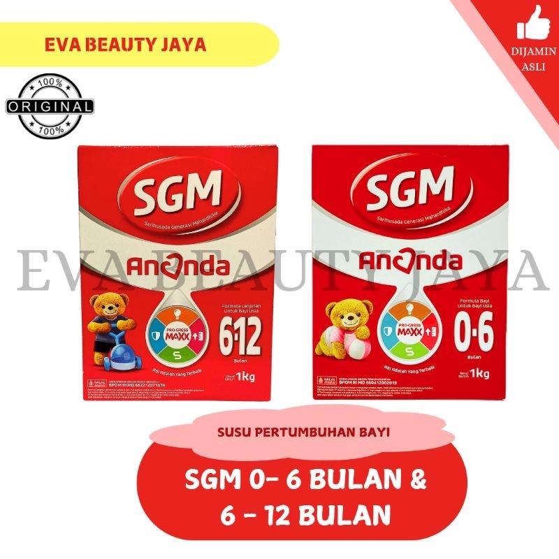 SGM Pertumbuhan Bayi SGM 0-6 Bulan & 6 -12