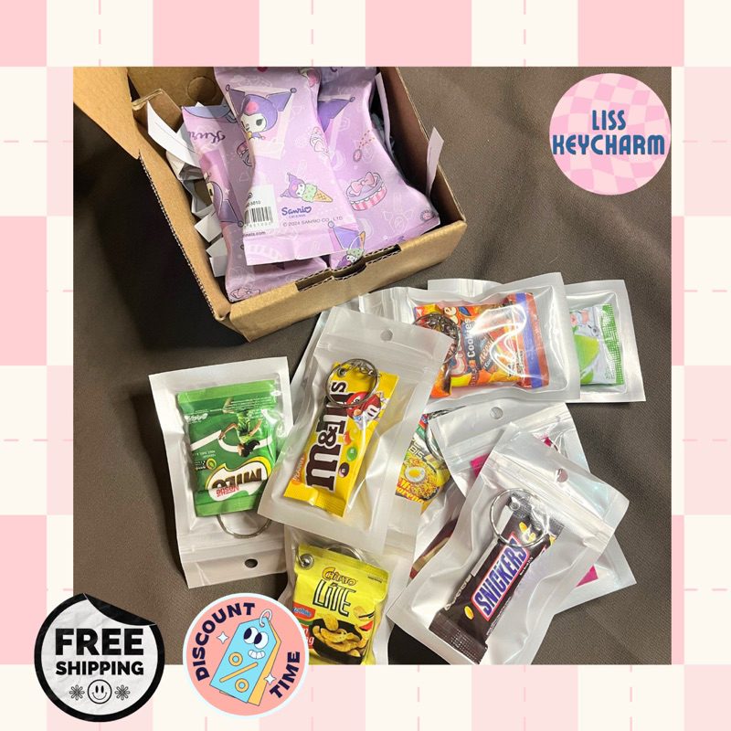 Blindbag Minigift Hadiah Mini Kecil Ganci Gantungan Kunci Snack Random Isi 3