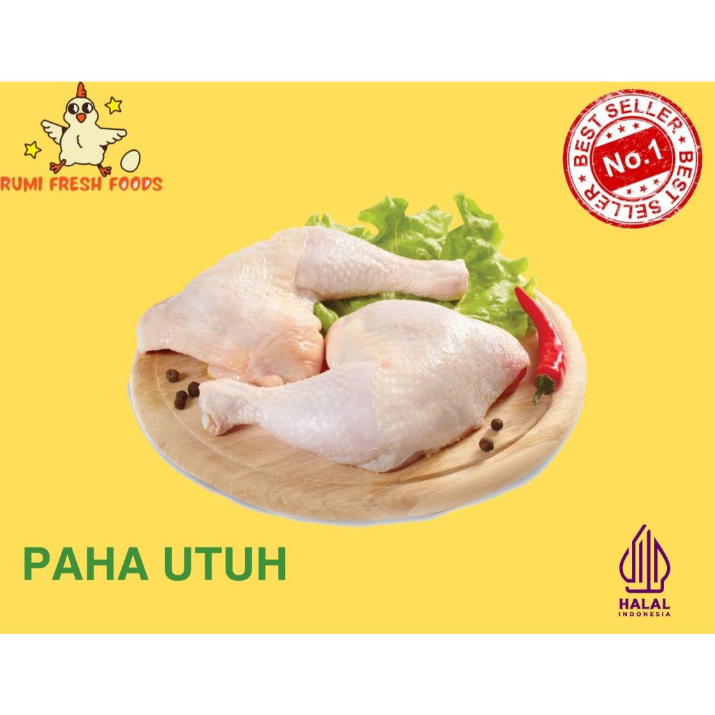 

Paha Ayam Utuh pack 950gr - 1kg