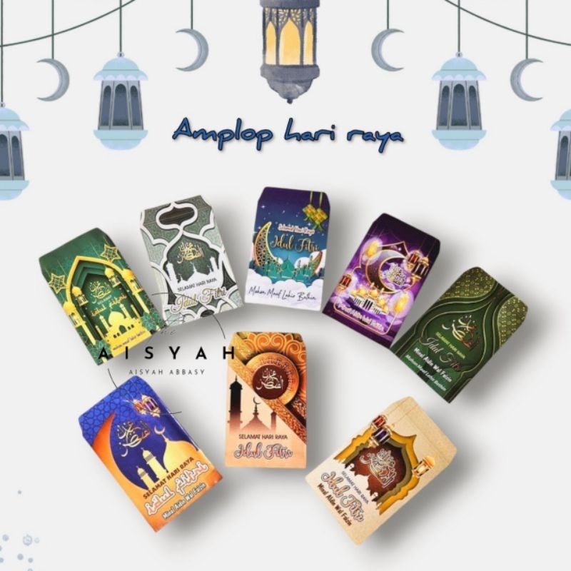 

Amplop lebaran Angpau lebaran karakter Masjid serie D ukuran medium isi 10 lembar