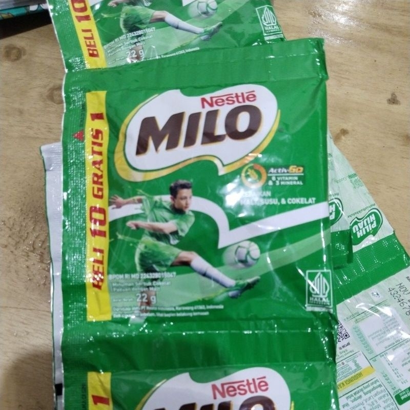 

Milo Active Go susu coklat renceng (10+1)x22gr