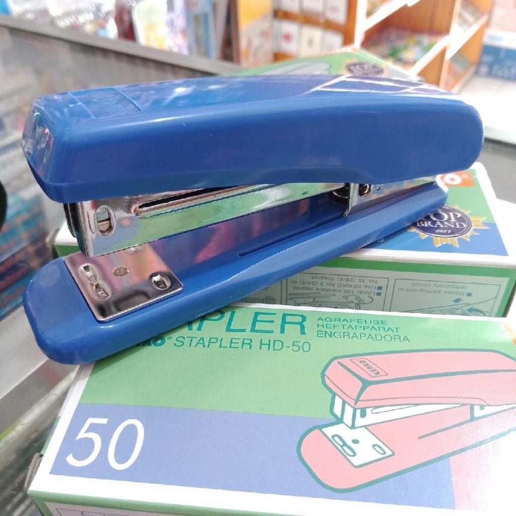 

Stapler Kenko HD-50/ Staples Kenko Besar/Hekter Kenko Logam Plastik Biru Stationery