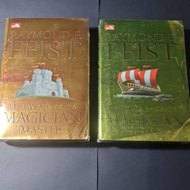 Bundel 2 Novel Bekas Original - Riftwar Saga - Magician Apprentice & Magician Master - Raymond Feist