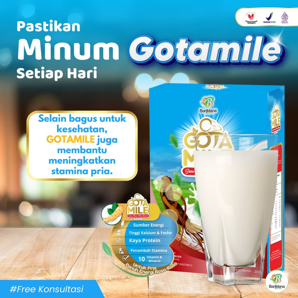 

GOTAMILE 1 KOTAK Free MANGKOK SUSU KAMBING ETAWA GINGSENG Solusi ROSO Kuat Lama Memperbesar Stamina