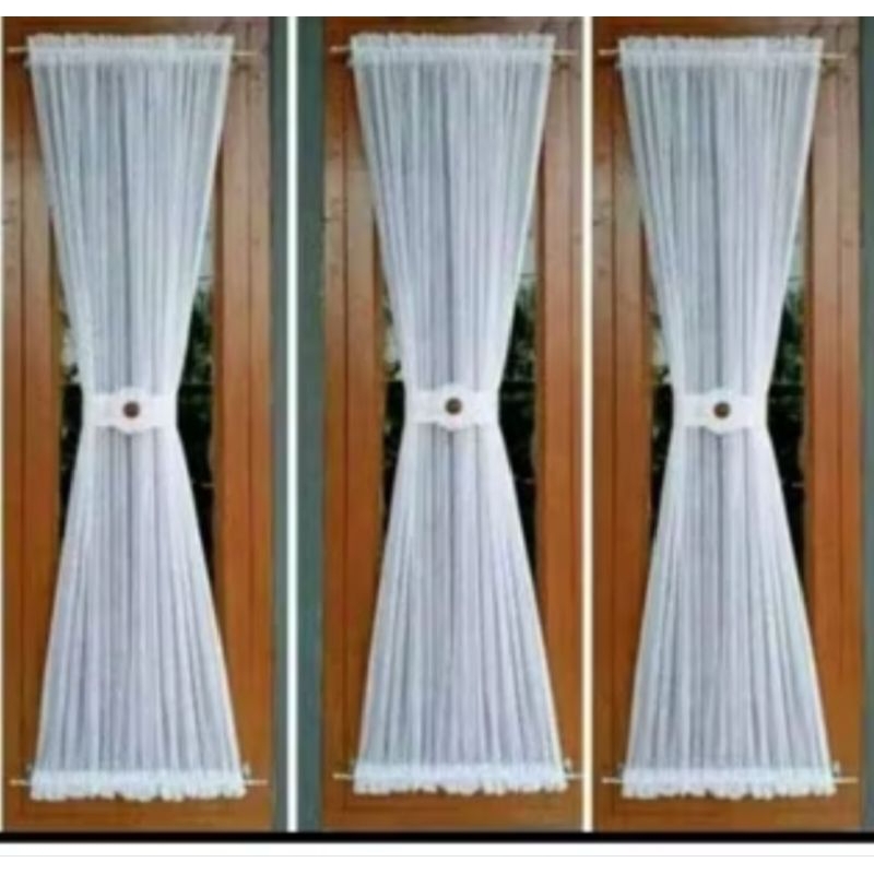 Gorden putih gorden tranparan gorden siang gorden lapisan