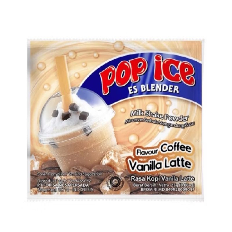 

POP ICE VANILA LATTE 25 GR(10 PCS)