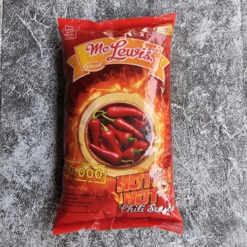 

Mc Lewis Saus Sambal Hot n Hot 900 gram