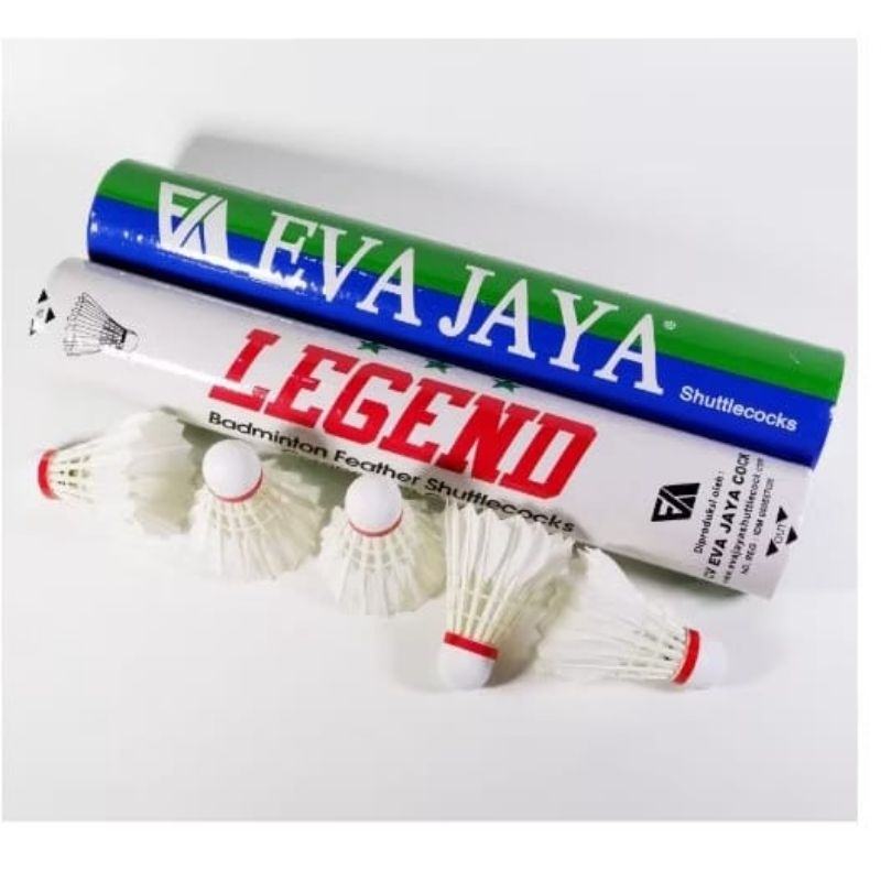 KOK BULUTANGKIS BADMINTON EVA JAYA LEGEND 1 SLOP ISI 12 PCS ORIGINAL
