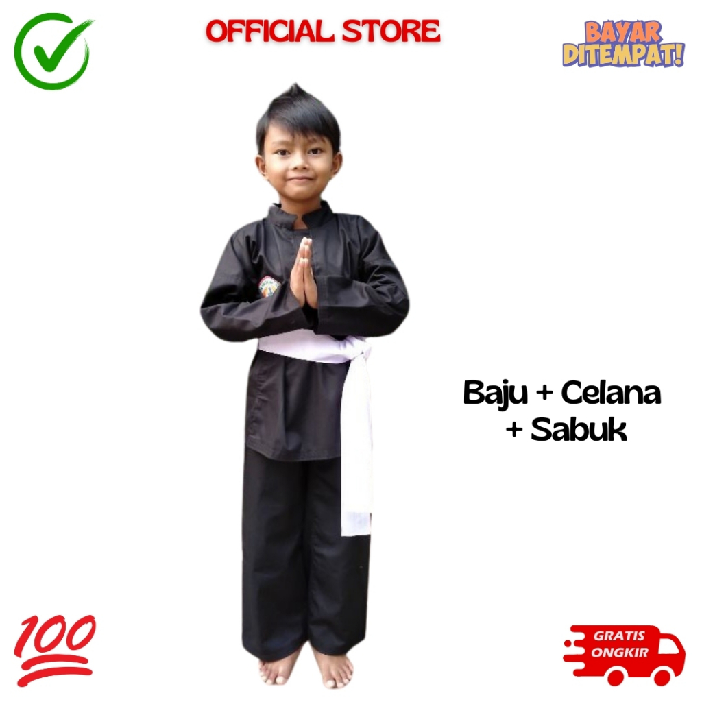 Seragam Silat Ipsi Anak + Sabuk Seragam Ipsi Pemula Seragam Silat Ipsi Pemula